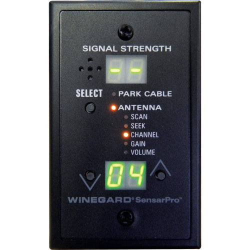 Winegard SensarPro RFL-332 TV Signal Strength Meter, Black, 4.5 Inch