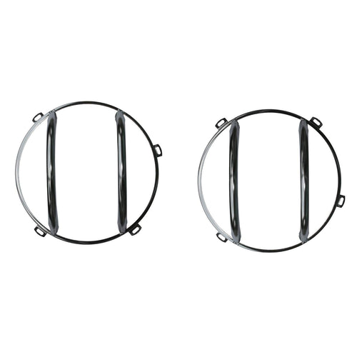 Euro Guard Kit, Rugged Ridge Headlight, Stainless Steel | 11142.04 | Fits 2007-2018 Jeep Wrangler JK
