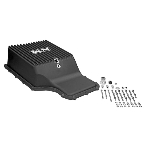 Hi-Tek B&M 71397 Deep Transmission Pan Black
