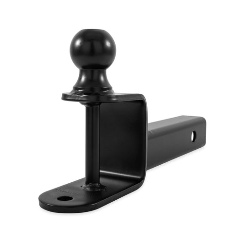 Boar Black UTV ATV Multi-Hitch - Features 1-7/8” Hitch Ball, 2” Shank - 9” (L) Shank - Hitch Ball has 2” Rise & Rated for 2,000lbs - Use w/Utility Trailers, Tow Straps & Other ATV Accessories (66082)