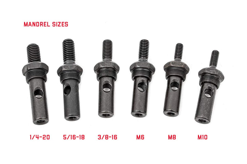 10-Piece Rough Country Nutsert Tool Kit | Quick Change Mandrel Set - 10583