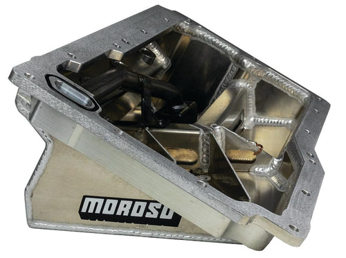 Moroso Aluminum Circle Track Wet Sump Pan 21005, Fits GM Ecotec Engines