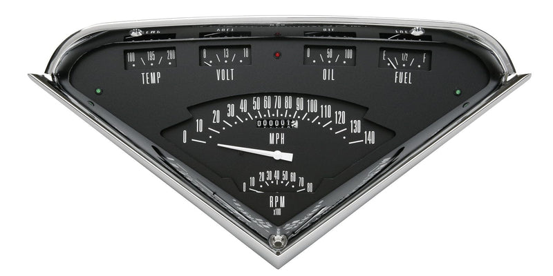 Hot Rod Classic Instruments TF01B Black Tach Force Package