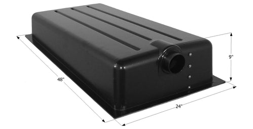 HT198ED ICON Center End Drain with 3" Spigot & 4 Level Sensors