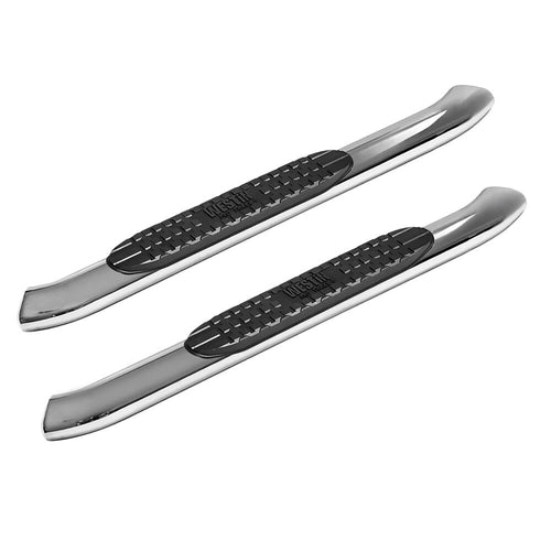 Westin PRO TRAXX 4 Oval Nerf Bars fits 2019-2025 Silverado Sierra 1500 2020-2025 Standard Cab 2500 3500 Polished Pair