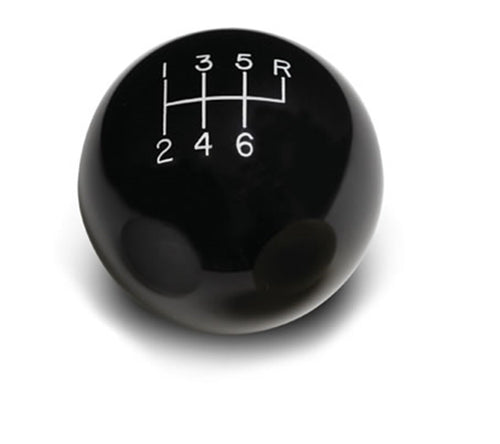 6-Speed Lokar Black Manual Shift Knob