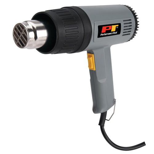 W50076 Performance Tool 2 Speed Heat Gun 1500W (300/500 Celsius) for Removing Paint, Bending Pipes, Shrinking PVC and More