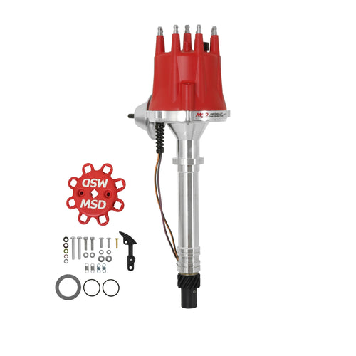 Street MSD Pro-Billet Distributor with Vacuum Advance 8361