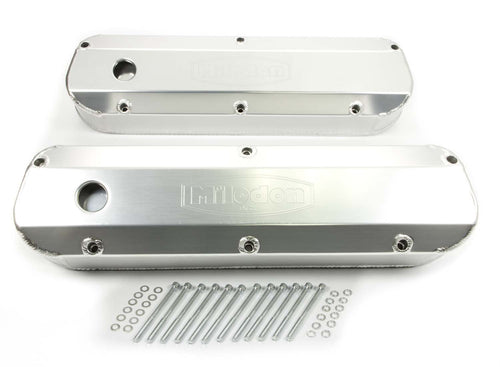 Fabricated Aluminum Valve Cover Milodon 85960 with Hole
