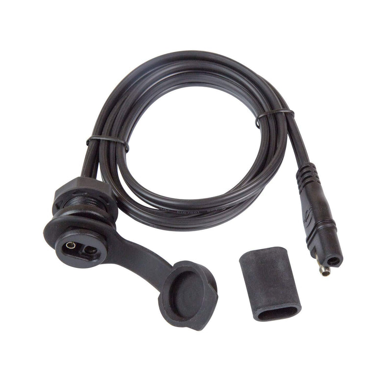 Tecmate OptiMATE O-40 Cable, Weatherproof panel mount SAE socket, Black