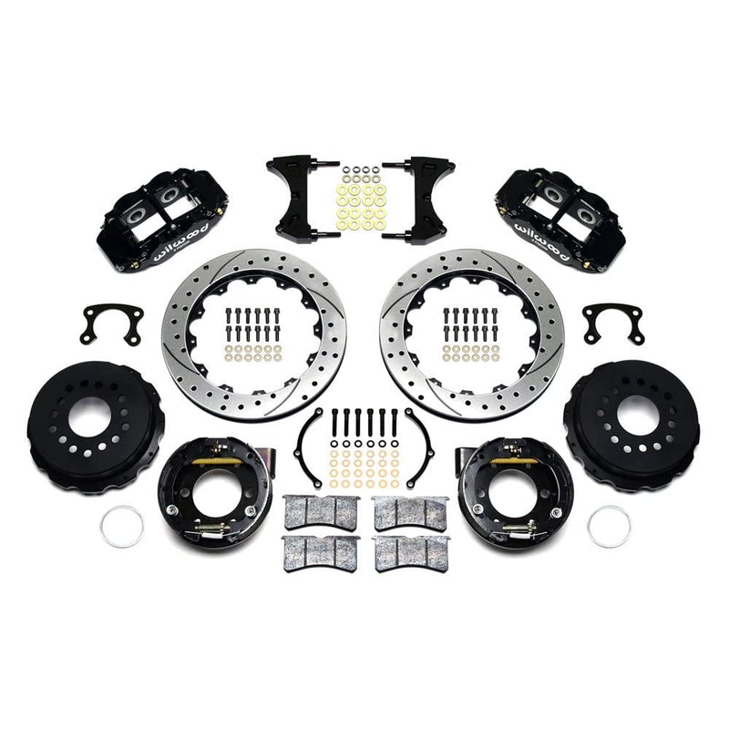 Rear P-Brk Kit, FNSL4R, 12.88", Drilled