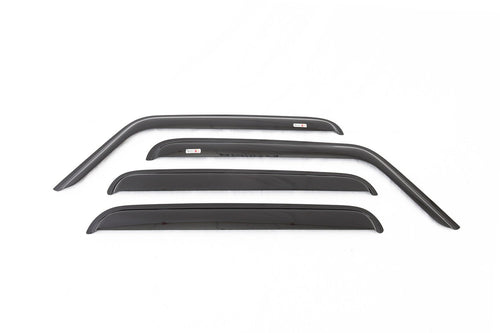 Window Rain Deflectors Rugged Ridge 11351.12; 07-18 Jeep Wrangler JKU