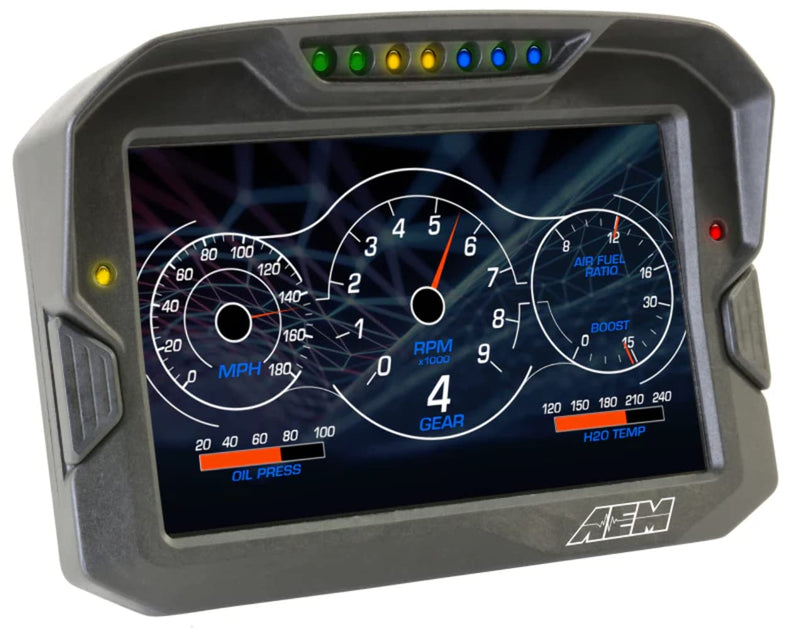 30-5700 AEM ELECTRONICS CD-7 Carbon Non-Logging/Non GPS Display Kit