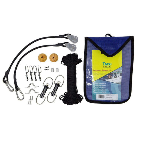 Black TACO Premium Rigging Kit f/1 Pair Outriggers