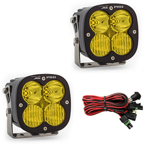 Baja Designs XL Pro Auxiliary LED Light Pod Pair (Driving/Combo; Amber)