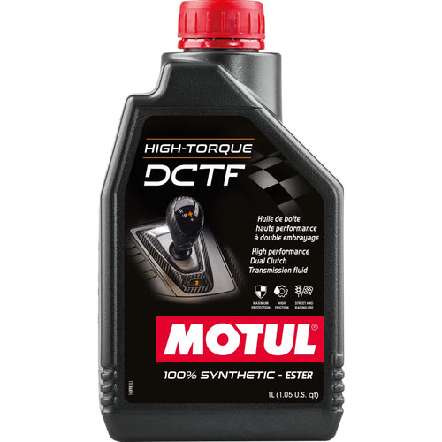 High-Torque Motul 110440 Dual Clutch Transmission Fluid DCTF High Performance Street and Race Gear Box Lubricant 1 Liter