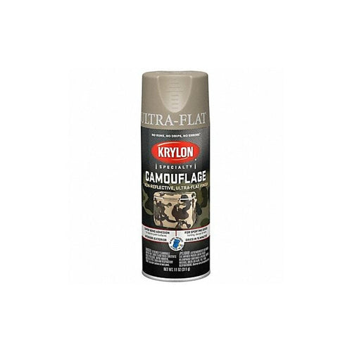Krylon Camouflage Spray Paint K04291000, Ultra Flat, Khaki, 11 oz., Camouflage Khaki