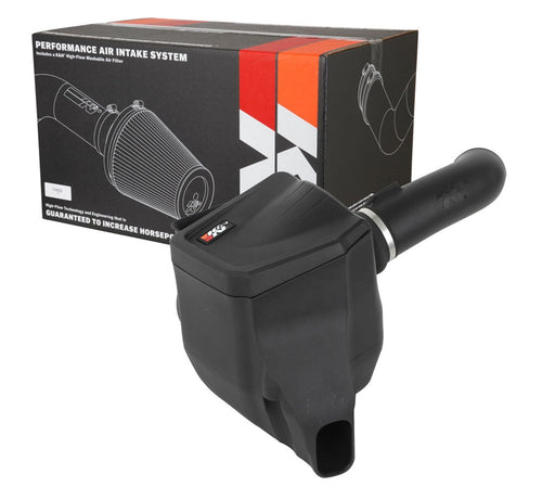 Cold Air Intake System K&N: High-Flow Air Filter, Increase Performance & Towing: Compatible with 2020-2025 Chevrolet/GMC: Silverado 2500 & 3500, Sierra 2500 & 3500, 63-3119