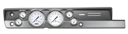 Classic Instruments 6 Gauge Set White Hot Direct Fit Compatible with 1967-1969 Barracuda