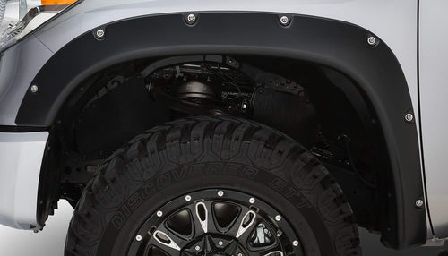 Pocket / Rivet Fender Flares Stampede Products | Ruff Riderz | Fits 2014 - 2021 Toyota Tundra (66.7/78.7/97.6" Bed), Black | 4 pcs., 8431-2