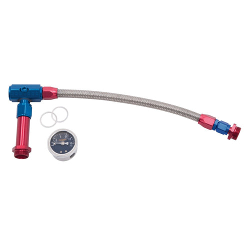 Dual Inlet Edelbrock Russell 641100 Carburetor Kit Anodized