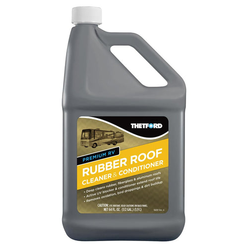Thetford Premium RV Rubber Roof Cleaner - Non-Toxic, Non-Abrasive roof detergent 64 oz 96016