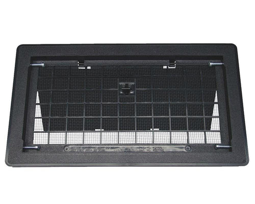 500bl Witten Manual Foundation Vent With Damper, Black