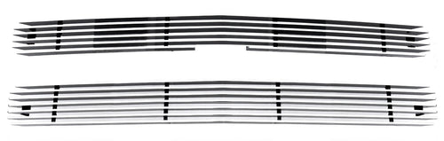 98-05 S-10 Blazer Billet Grille, Compatible with S-10 Truck (1998-2004), Polished, 2 Pc, Insert, For grilles with honeycomb Mesh style - PN #21276