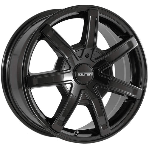 Black TOUREN TR65 Wheel (17 x 7.5 inches /6 x 106 mm, 20 mm Offset)
