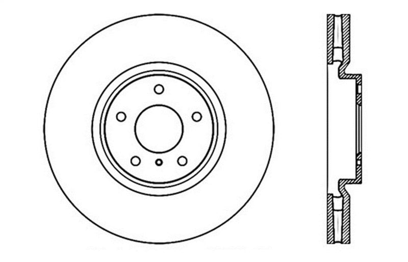Brake Rotor StopTech (128.42095CL)