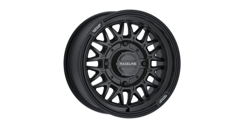 Omega Raceline Black Wheel with Satin (15 x 1. inches /4 x 137 mm, 1 mm Offset)