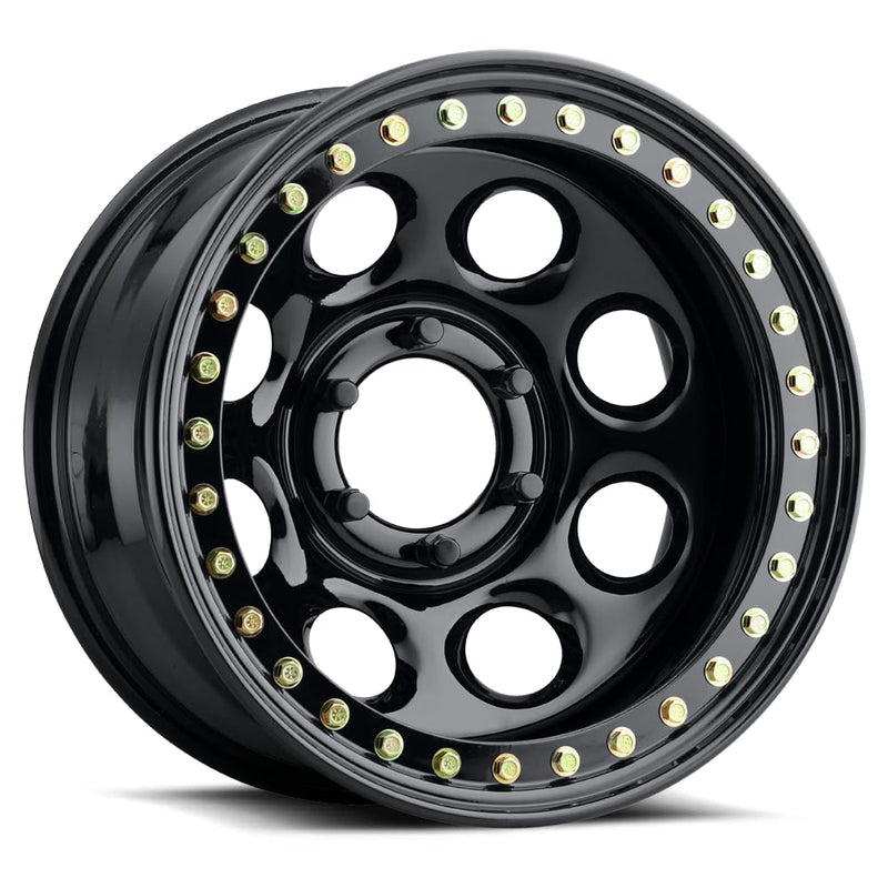 Rock RACELINE 8 Gloss Black 17X8 5X5 (3.5" BS)