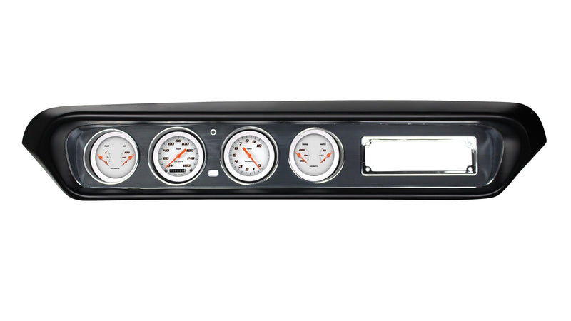 Classic Instruments Direct Fit Electric Gauge Package PC64VSW05-LS - Velocity White - LS Sending Unit