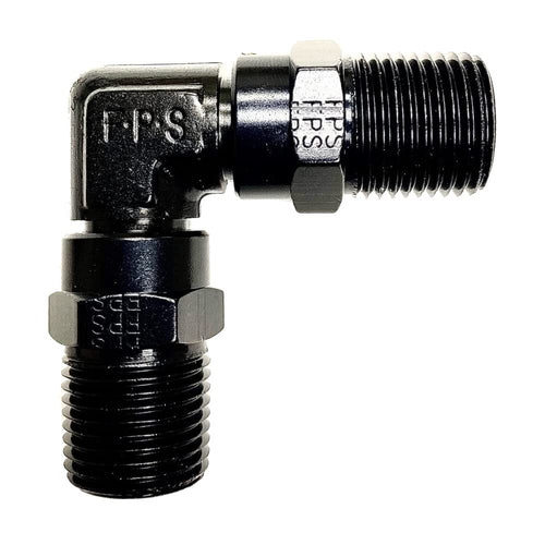 90 Degree Fragola Swivel Adapter 3/8 NPT Male