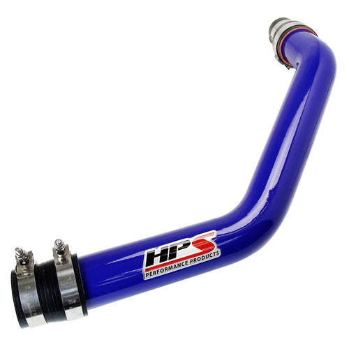HPS Performance Intercooler Blue (2.5" Upper Charge Hot UICP) Compatible for 2008-2015 Mitsubishi Lancer EVO X Turbo, 17-103BL
