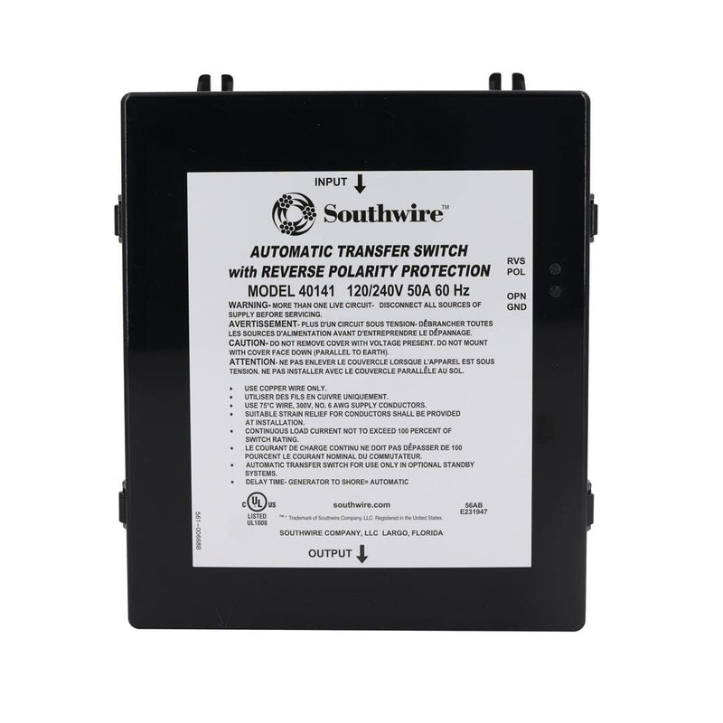 Reverse Polarity 50A Transfer Switc