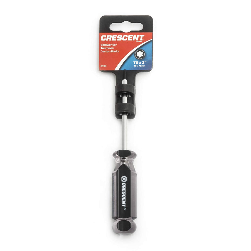 CT63 Crescent T6 x 3" Torx® Acetate Screwdriver