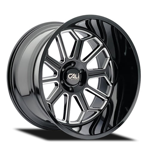 Cali Off-Road 20x9 Auburn Black/Milled Wheel 6x135 (-12mm)