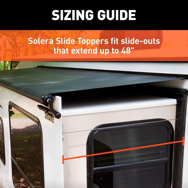 Black Slide Topper Awning Solera V000251477 - 15' (14'7" Fabric)