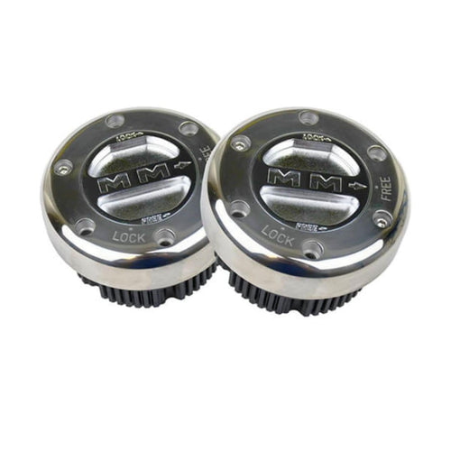 Pair of Premium Locking Hubs MILE MARKER 449S/S fits 1999-2004 F250 F350 F450 F550 | Reliable in Extreme Off Road Conditions | Replaces Original Equipment Manual or Automatic Hubs