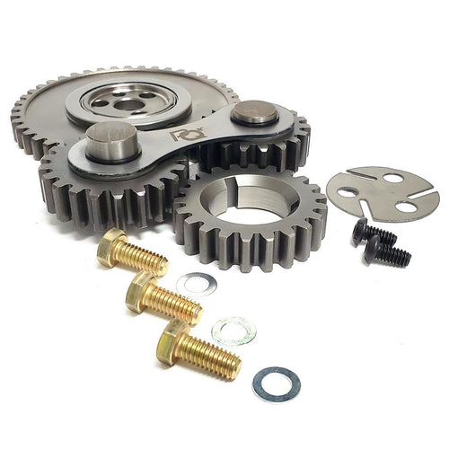 Timing Gear Drive PRW INDUSTRIES, INC. - Dual Gear - Dual Idler - Noisy - Steel - Small Block Chevy - Kit