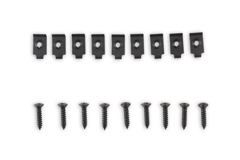 Dash Bezel Holley EFI 553-386 - without A/C Vent Opening - Black