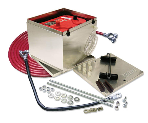 Aluminum Battery Box Taylor Cable 48204 with Weld Cable