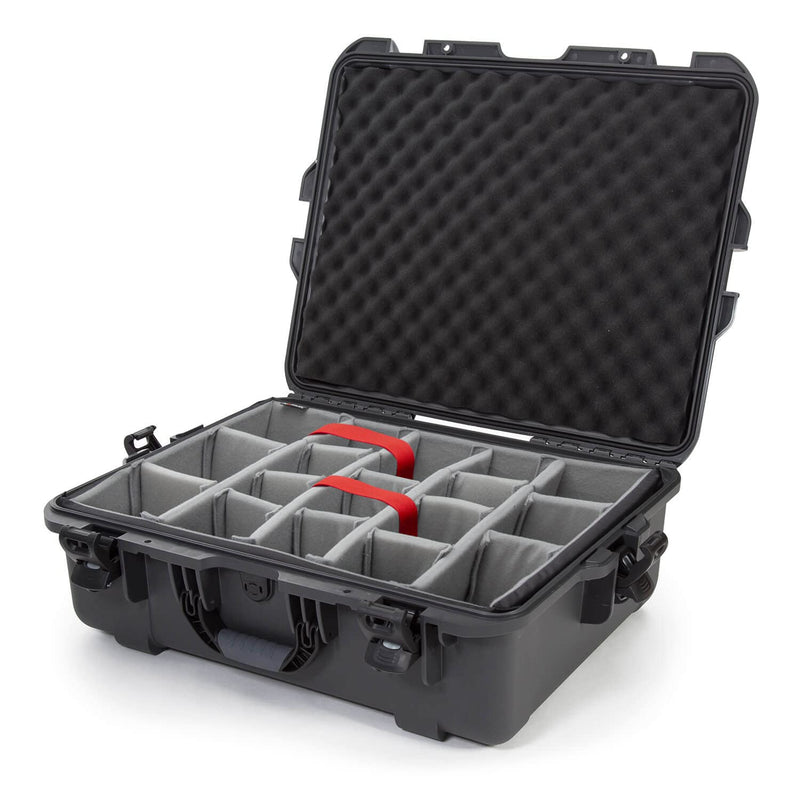 Waterproof Nanuk 945 Hard Case with Padded Dividers - Graphite