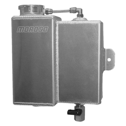 Moroso Universal Aluminum Coolant Expansion Tank w/Built in Overflow 63772