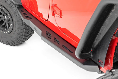 Rough Country Rock Sliders JK for 2007-2018 Jeep Wrangler | 4-Door - 90800