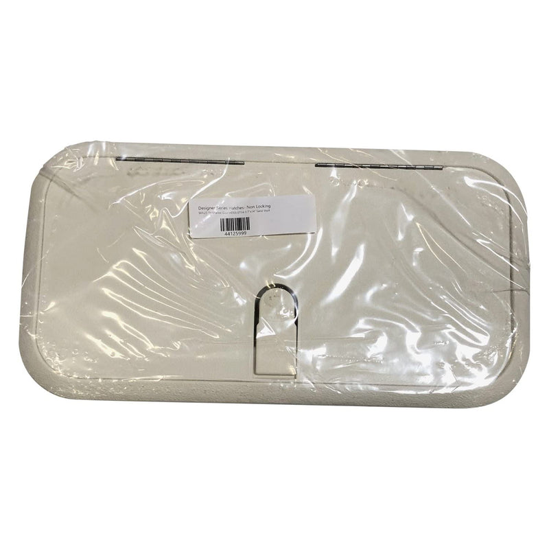 T-H Marine Hatch Designer Series | Non Locking Boat Access Storage Compartment | 13" x 17", Sand Shell