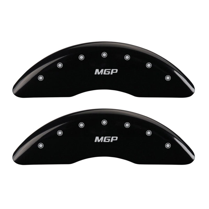 Caliper Covers-Gloss Black MGP 38019SMGPBK, Front and Rear: MGP Logo