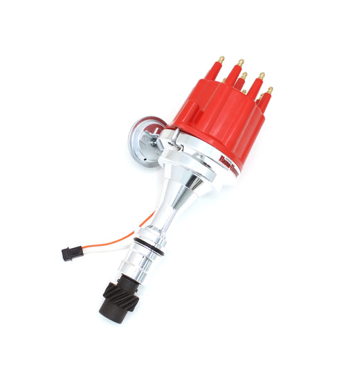 Pertronix Billet Distributor D310711 (Mag Trig Oldsmobile 260-455 Red Male cap)