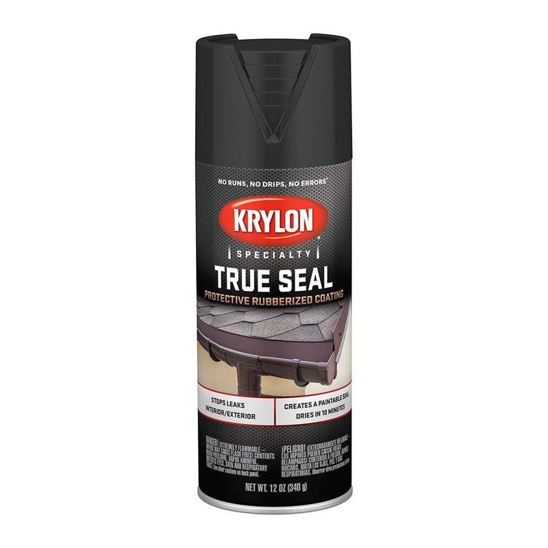 Krylon True Seal 2701 Black Rubberized Coating - 12 oz. Aerosol